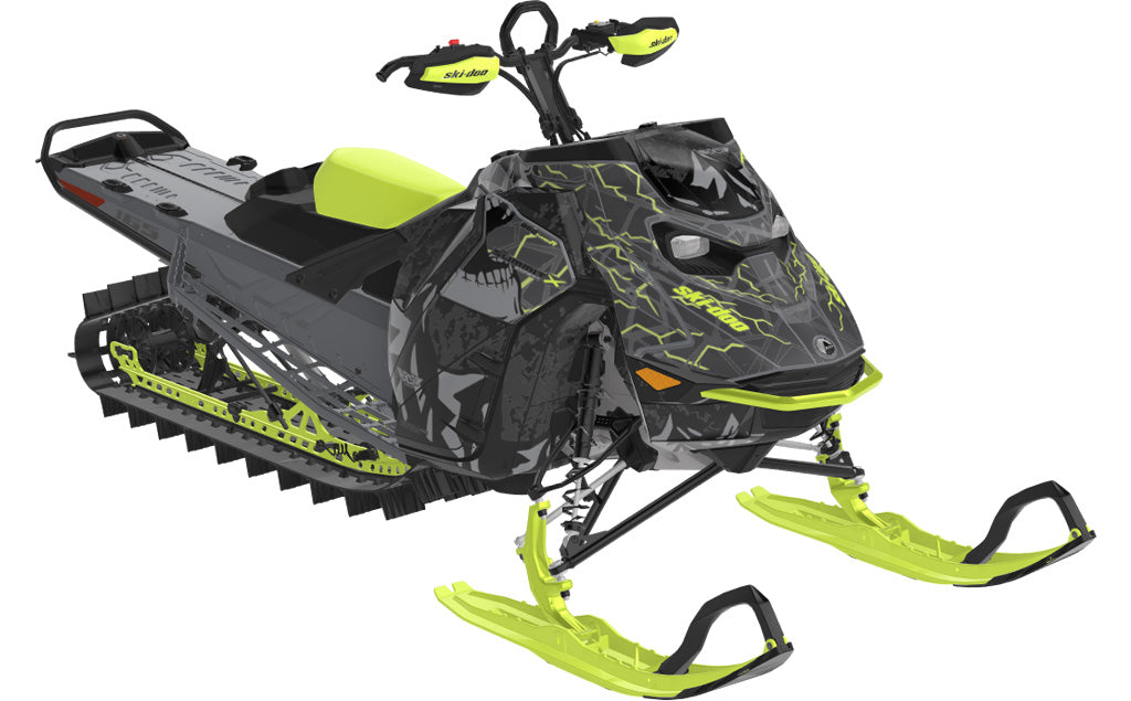 Mountain Electric Ski-Doo REV Gen5 Mountain Green Grey Full Coverage