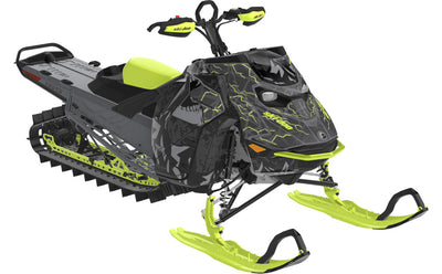 Mountain Electric Ski-Doo REV Gen5 Mountain Green Grey Full Coverage