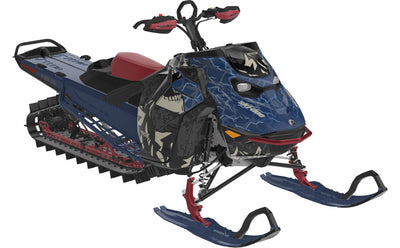 Mountain Electric Ski-Doo REV Gen5 Mountain Yellow Grey Full Coverage