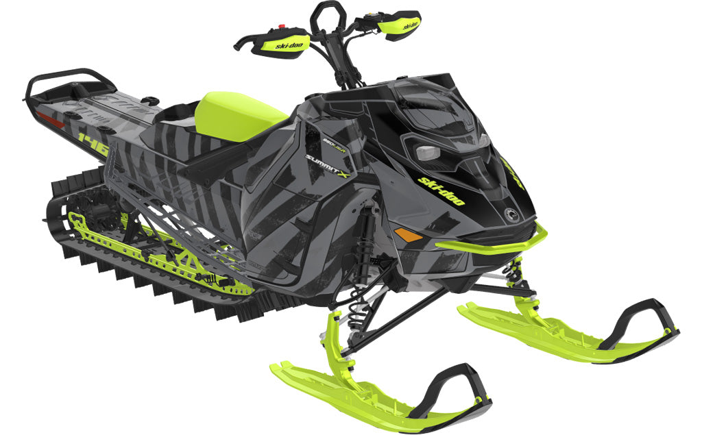 Master of Turns Convict Ski-Doo REV Gen5 Mountain Yellow Grey Premium Coverage