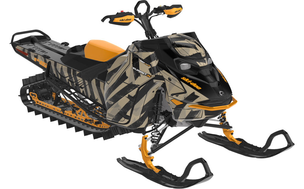 Master of Turns Convict Ski-Doo REV Gen5 Mountain SpartanRed NeoMint Partial Coverage