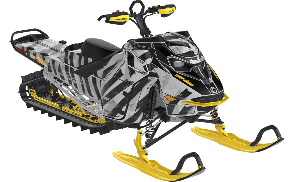 Master of Turns Convict Ski-Doo REV Gen5 Mountain MantaGreen Grey Premium Coverage