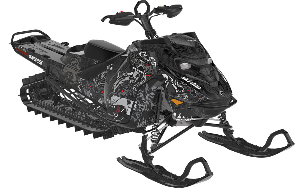 Wolves Ski-Doo REV Gen5 Mountain Navy SpartanRed Partial Coverage