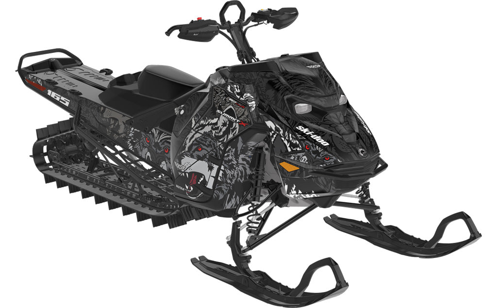 Wolves Ski-Doo REV Gen5 Mountain Navy SpartanRed Less Coverage