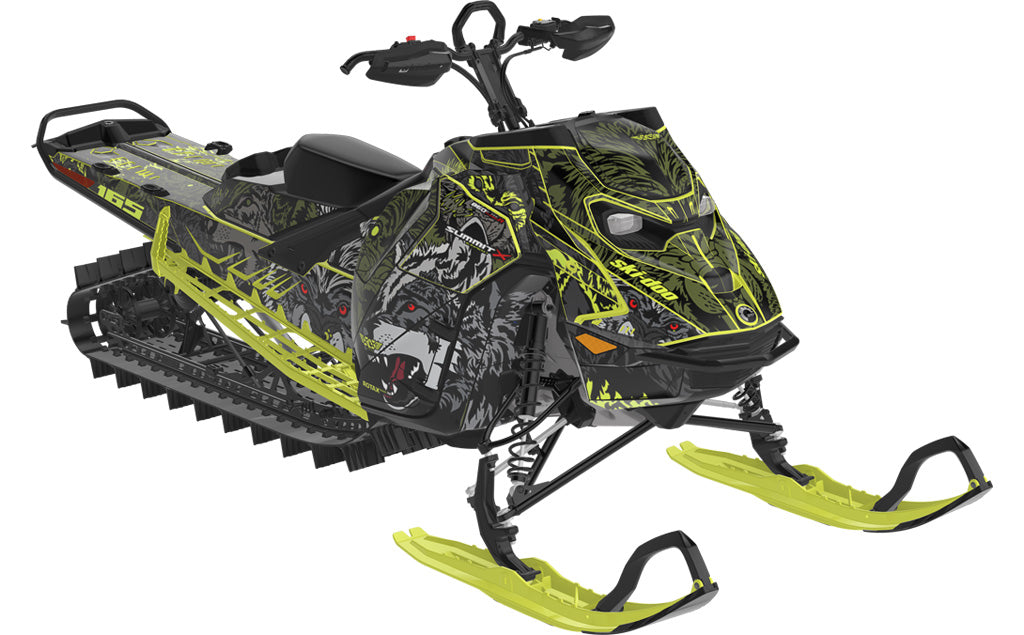 Wolves Ski-Doo REV Gen5 Mountain Navy SpartanRed Premium Coverage