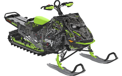 Wolves Ski-Doo REV Gen5 Mountain Green Manta Premium Coverage