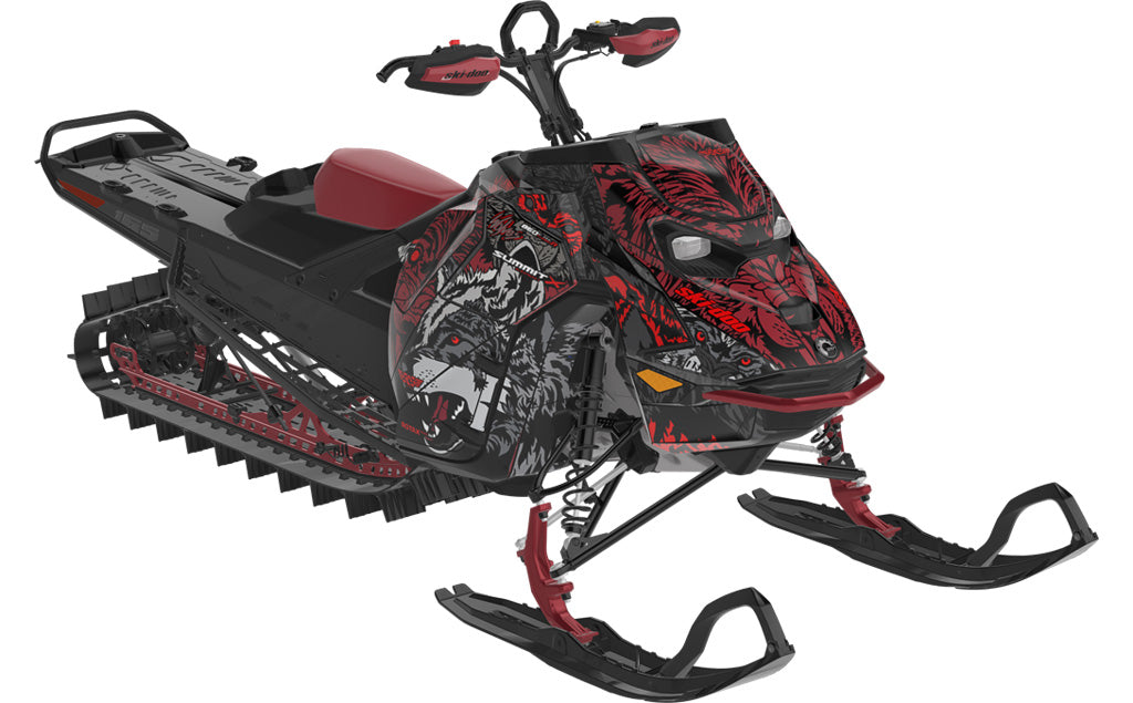 Wolves Ski-Doo REV Gen5 Mountain Tan Orange Full Coverage