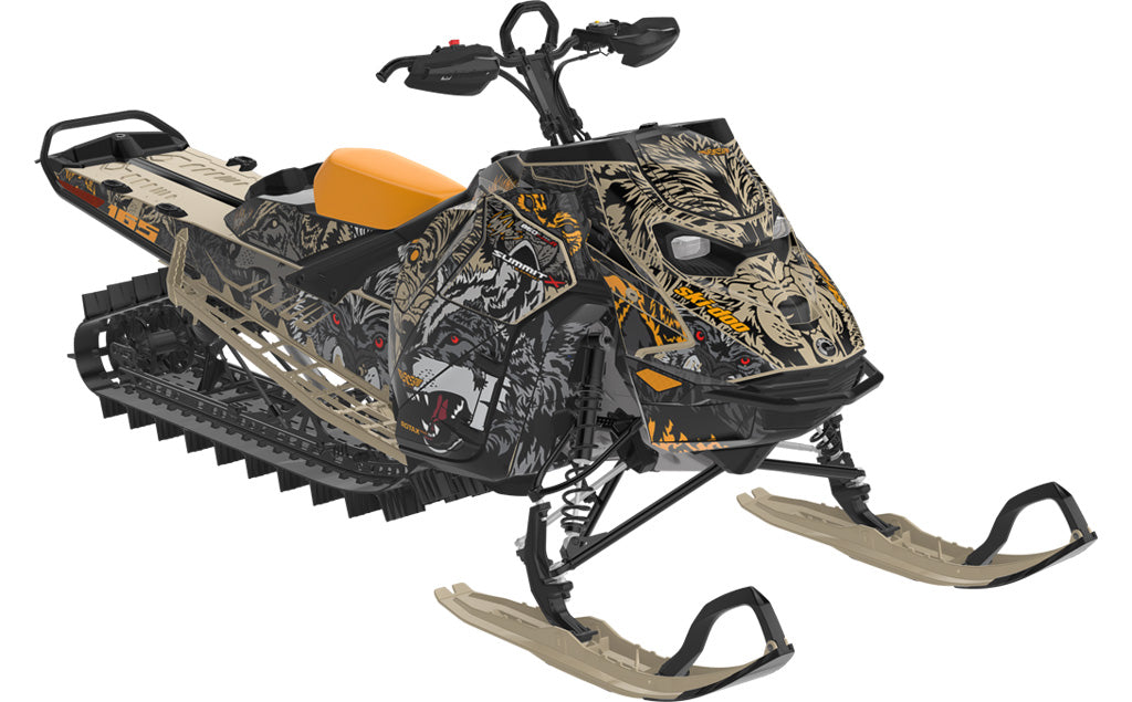 Wolves Ski-Doo REV Gen5 Mountain Red Spartan Premium Coverage