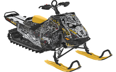 Wolves Ski-Doo REV Gen5 Mountain NeoMint SpartanRed Premium Coverage