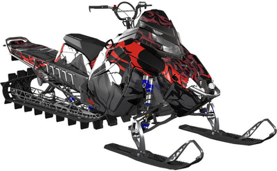 MTN Polaris Matryx Sled Wraps Partial