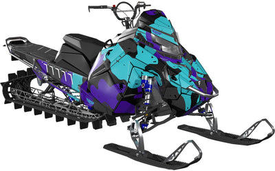 Sketch Polaris Matryx Sled Wraps Partial