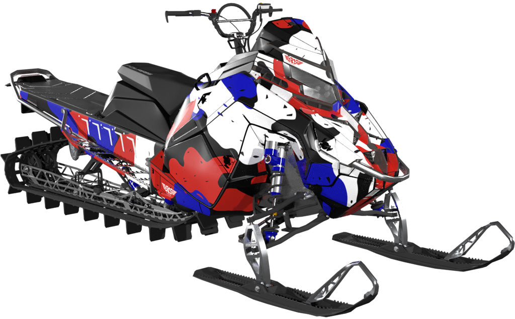 Sketch Polaris Matryx Sled Wraps Partial