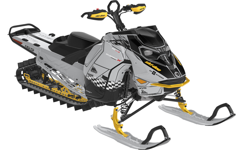 Jay Mentaberry Throwback Ski-Doo REV Gen5 Mountain CatalystGrey Black Full Coverage