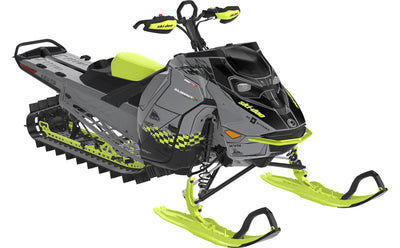 Jay Mentaberry Throwback Ski-Doo REV Gen5 Mountain MantaGreen DarkGrey Full Coverage