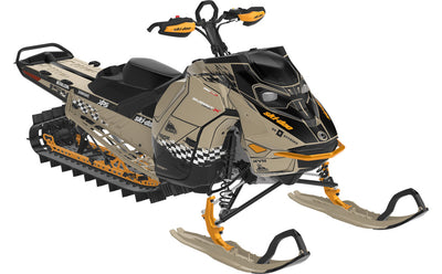 Jay Mentaberry Throwback Ski-Doo REV Gen5 Mountain DesertTan Black Partial Coverage