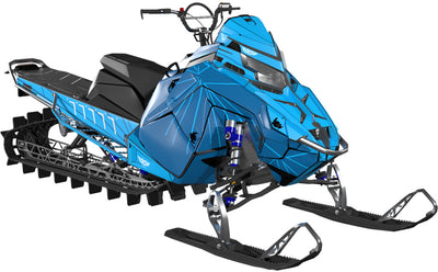 Fractured Polaris Matryx Sled Wraps Partial