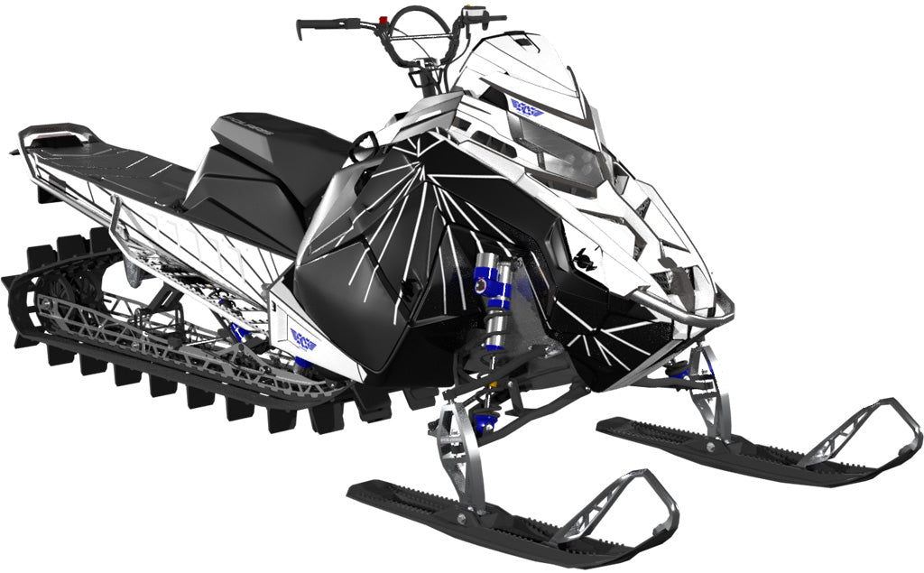 Fractured Polaris Matryx Sled Wraps Partial