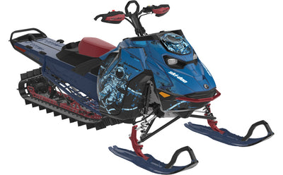 Astroworld Ski-Doo REV Gen5 Mountain BelizeBlue Cyan Less Coverage