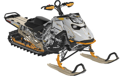 Astroworld Ski-Doo REV Gen5 Mountain Navy SpartanRed Partial Coverage