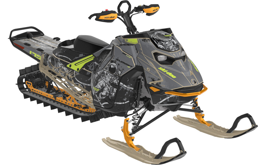 Astroworld Ski-Doo REV Gen5 Mountain Army NuclearYellow Premium Coverage