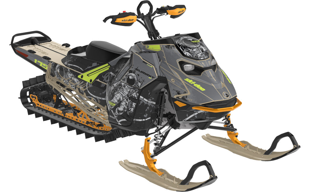 Astroworld Ski-Doo REV Gen5 Mountain Army NuclearYellow Full Coverage