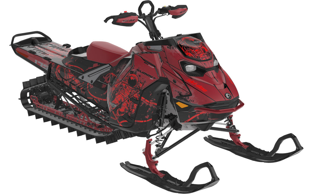 Astroworld Ski-Doo REV Gen5 Mountain NeoMint SpartanRed Premium Coverage