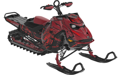 Astroworld Ski-Doo REV Gen5 Mountain NeoMint SpartanRed Partial Coverage