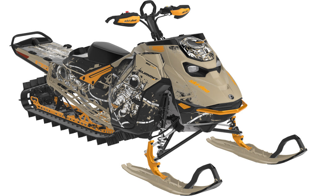 Astroworld Ski-Doo REV Gen5 Mountain OrangeCrush Tan Premium Coverage