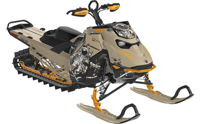 Astroworld Ski-Doo REV Gen5 Mountain OrangeCrush Tan Less Coverage