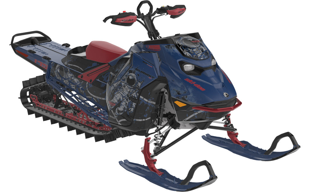 Astroworld Ski-Doo REV Gen5 Mountain CatalystGrey OrangeCrush Full Coverage