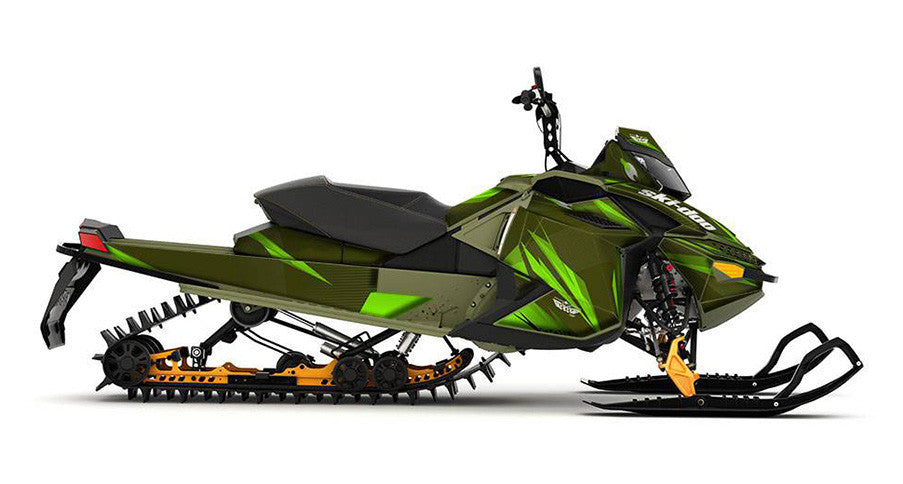 Burning Envy Army Ski-Doo REV-XP Sled Wrap