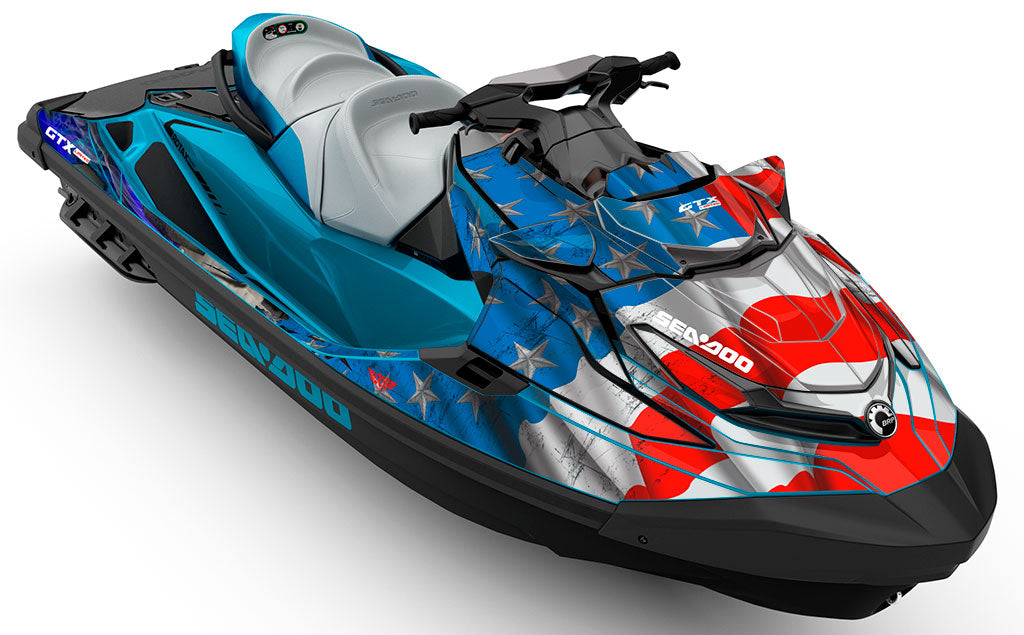 Industrial America - American Flag USA Sea-Doo GTX Graphics