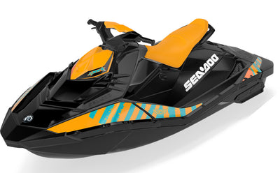 POP Sea-Doo Spark Graphics Reef Red Max Coverage