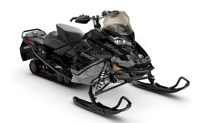 Sidestep Black Manta Ski-Doo REV Gen4 MXZ Full Coverage Sled Wrap