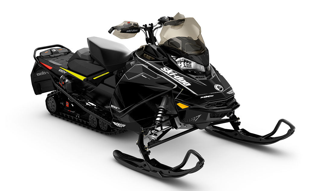 Zinger Yellow Grey Ski-Doo REV Gen4 MXZ Full Coverage Sled Wrap